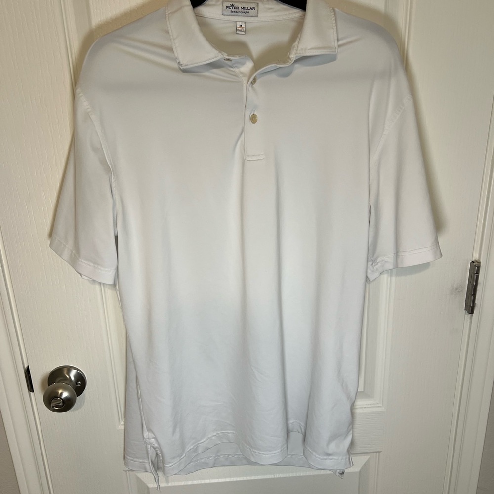 White Peter Millar Polo Shirt